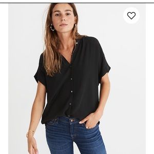 Madewell central drapey shirt NWT